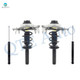Set of 4 Front Quick Complete Strut-Coil Spring-Rear Shock For 2009-2012 Audi A4
