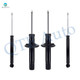 Set 4 Front Suspension Strut Assembly-Rear Shock Absorber For 2009-2014 Audi A4 w/ Sport Suspension