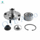 Set of 3 Front Left Lower Control Arm Ball Joint-Wheel Hub Bearing Assembly-Quick Complete Strut-Coil Spring Assembly For 2007 Ford Focus