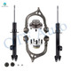 Set of 6 Front Upper Control Arm Ball Joint-Wheel Hub Bearing Assembly-Suspension Strut Assembly For 2007 2008 Dodge Charger