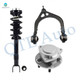 Set of 3 Front Left Upper Control Arm Ball Joint-Wheel Hub Bearing Assembly-Quick Complete Strut-Coil Spring Assembly For 2012-2020 Chrysler 300