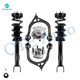 Set of 6 Front Upper Control Arm Ball Joint-Wheel Hub Bearing Assembly-Quick Complete Strut-Coil Spring Assembly For 2012-2020 Dodge Charger