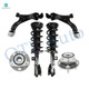Set of 6 Front Lower Control Arm Ball Joint-Wheel Hub Bearing Assembly-Quick Complete Strut-Coil Spring Assembly Replacement For 2010-2017 Chevrolet Equinox