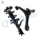 Front Left Lower Control Arm-Quick Complete Strut-Coil Spring Assembly Replacement For 2003-2006 Honda Element