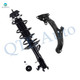 Front Right Lower Control Arm Ball Joint-Quick Complete Strut-Coil Spring Assembly Replacement For 2010 2011 Honda Insight