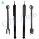 Set of 4 Rear Lower Forward Control Arm-Shock Absorber Replacement For 2005-2008 Dodge Magnum w/o Police Package