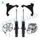Set of 6 Front Lower Control Arm Ball Joint-Wheel Hub Bearing Assembly-Suspension Strut Assembly For 2009-2012 Suzuki Equator RWD