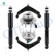 Set of 6 Front Upper Control Arm Ball Joint-Wheel Hub Bearing Assembly-Shock Absorber For 2001-2006 GMC Yukon XL 2500