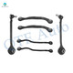 Set of 6 Front Lower Forward Control Arm Ball Joint-Rear Upper Rearward-Lower Rearward Control Arm For 2006-2010 2012-2016 Dodge Charger
