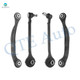 Set of 4 Front Lower Forward Control Arm Ball Joint-Rear Upper Rearward Control Arm For 2008-2011 Dodge Challenger Set of 4 Front Lower Forward Control Arm Ball Joint-Rear Upper Rearward Control Arm For 2008-2011 Dodge Challenger