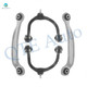 Set of 4 Front Upper Control Arm Ball Joint-Rear Upper Rearward Control Arm For 2005-2008 Dodge Magnum
