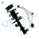 Front Right Lower Control Arm Ball Joint-Quick Complete Strut-Coil Spring Assembly Replacement For 2015-2018 Nissan Altima