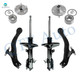 Set of 6 Front Lower Control Arm Ball Joint-Wheel Hub Bearing Assembly-Suspension Strut Assembly Replacement For 1998-2003 Toyota Avalon