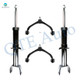 Set of 4 Front Upper Control Arm Ball Joint-Suspension Strut Assembly For 2006-2009 Mitsubishi Raider