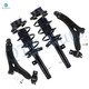 Set of 4 Front Lower Control Arm Ball Joint-Quick Complete Strut-Coil Spring Assembly For 2004 2005 Ford Focus