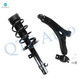 Front Left Lower Control Arm Ball Joint-Quick Complete Strut-Coil Spring Assembly For 2008-2011 Ford Focus