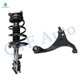 Front Right Lower Control Arm-Quick Complete Strut-Coil Spring Assembly For 2009 2010 Hyundai Elantra