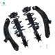 Set of 4 Front Lower Control Arm Ball Joint-Quick Complete Strut-Coil Spring Assembly For 2013 Nissan Sentra