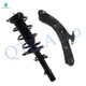 Front Left Lower Control Arm Ball Joint-Quick Complete Strut-Coil Spring Assembly For 2014-2020 Nissan Rogue