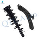 Front Left Lower Control Arm Ball Joint-Quick Complete Strut-Coil Spring Assembly For 2014-2020 Nissan Rogue FWD