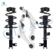 Set of 4 Front Lower Control Arm Ball Joint-Quick Complete Strut-Coil Spring Assembly For 2009-2013 Nissan Murano