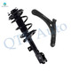 Front Right Lower Control Arm Ball Joint-Quick Complete Strut-Coil Spring Assembly For 2011-2017 Mitsubishi Outlander Sport