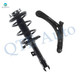 Front Right Lower Control Arm Ball Joint-Quick Complete Strut-Coil Spring Assembly For 2007-2013 Mitsubishi Outlander