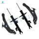 Set of 4 Front Lower Control Arm Ball Joint-Suspension Strut Assembly For 2015-2020 Toyota Sienna AWD