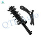 Front Left Lower Control Arm Ball Joint-Quick Complete Strut-Coil Spring Assembly For 2012-2018 Volkswagen Passat