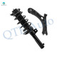 Front Left Lower Control Arm Ball Joint-Quick Complete Strut-Coil Spring Assembly For 2012-2019 Volkswagen Passat