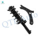 Front Right Lower Control Arm Ball Joint-Quick Complete Strut-Coil Spring Assembly For 2012-2018 Volkswagen Passat