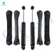 Set of 6 Front Upper and Lower Control Arm-Steering Damper For 1997-2006 Jeep Wrangler