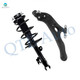 Front Left Lower Control Arm Ball Joint-Quick Complete Strut-Coil Spring Assembly For 2015-2020 Toyota Sienna