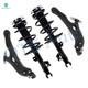 Set of 4 Front Lower Control Arm Ball Joint-Quick Complete Strut-Coil Spring Assembly For 2015-2020 Toyota Sienna