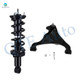Front Left Lower Control Arm Ball Joint-Quick Complete Strut-Coil Spring Assembly For 2005-2020 Nissan Frontier RWD