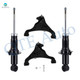 Set of 4 Front Lower Control Arm Ball Joint-Suspension Strut Assembly For 2005-2012 Nissan Pathfinder