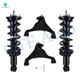 Set of 4 Front Lower Control Arm Ball Joint-Quick Complete Strut-Coil Spring Assembly For 2005-2020 Nissan Frontier RWD