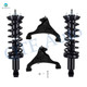 Set of 4 Front Lower Control Arm Ball Joint-Quick Complete Strut-Coil Spring Assembly For 2005-2019 Nissan Frontier L4