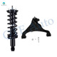 Front Right Lower Control Arm Ball Joint-Quick Complete Strut-Coil Spring Assembly For 2005-2019 Nissan Frontier L4