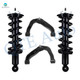 Set of 4 Front Upper Control Arm Ball Joint-Quick Complete Strut-Coil Spring Assembly For 2005-2019 Nissan Frontier