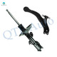 Front Left Lower Control Arm Ball Joint-Suspension Strut Assembly For 1998-2003 Toyota Sienna