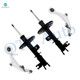 Set of 4 Front Lower Control Arm Ball Joint-Suspension Strut Assembly For 2009-2013 Nissan Murano