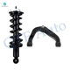 Front Left Upper Control Arm Ball Joint-Quick Complete Strut-Coil Spring Assembly For 2005-2019 Nissan Frontier