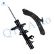 Front Left Lower Control Arm Ball Joint-Suspension Strut Assembly For 2017-2019 Nissan Qashqai