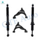 Set of 4 Front Lower Control Arm Ball Joint-Suspension Strut Assembly For 2005-2015 Toyota Tacoma Monotube Performance Upgrade