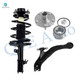 Set of 3 Front Right Lower Control Arm Ball Joint-Wheel Hub Bearing Assembly-Quick Complete Strut-Coil Spring Assembly For 1999-2003 Toyota Solara