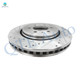 Front 1 Piece Right 350mm Drilled Slotted Brake Disc Rotor For 2013-2021 Ford Expedition