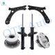Set of 6 Front Lower Control Arm Ball Joint-Wheel Hub Bearing Assembly-Suspension Strut Assembly For 2012-2019 Volkswagen Beetle