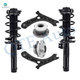 Set of 6 Front Lower Control Arm Ball Joint-Wheel Hub Bearing Assembly-Quick Complete Strut-Coil Spring Assembly For 2012-2019 Volkswagen Beetle
