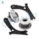 Set of 4 Front Lower Control Arm Ball Joint-Wheel Hub Bearing Assembly For 2012-2019 Volkswagen Beetle